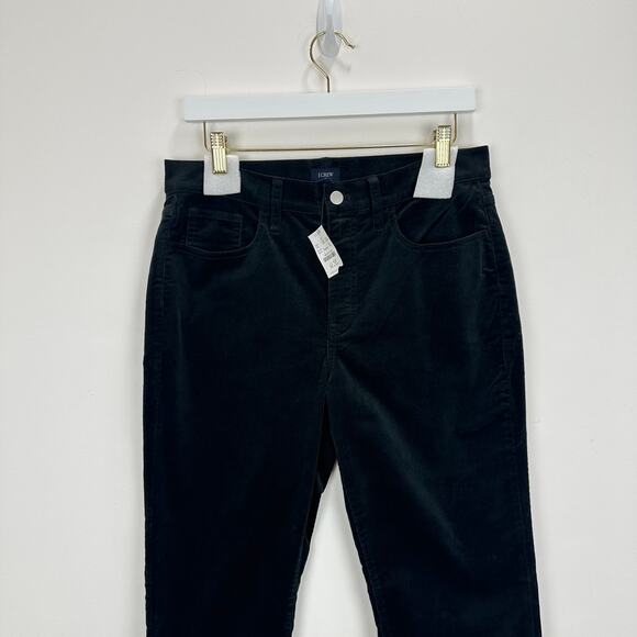 J.Crew Petite Corduroy Full Length Essential Straight Pant Black US 29 P NWT - Picture 6 of 12